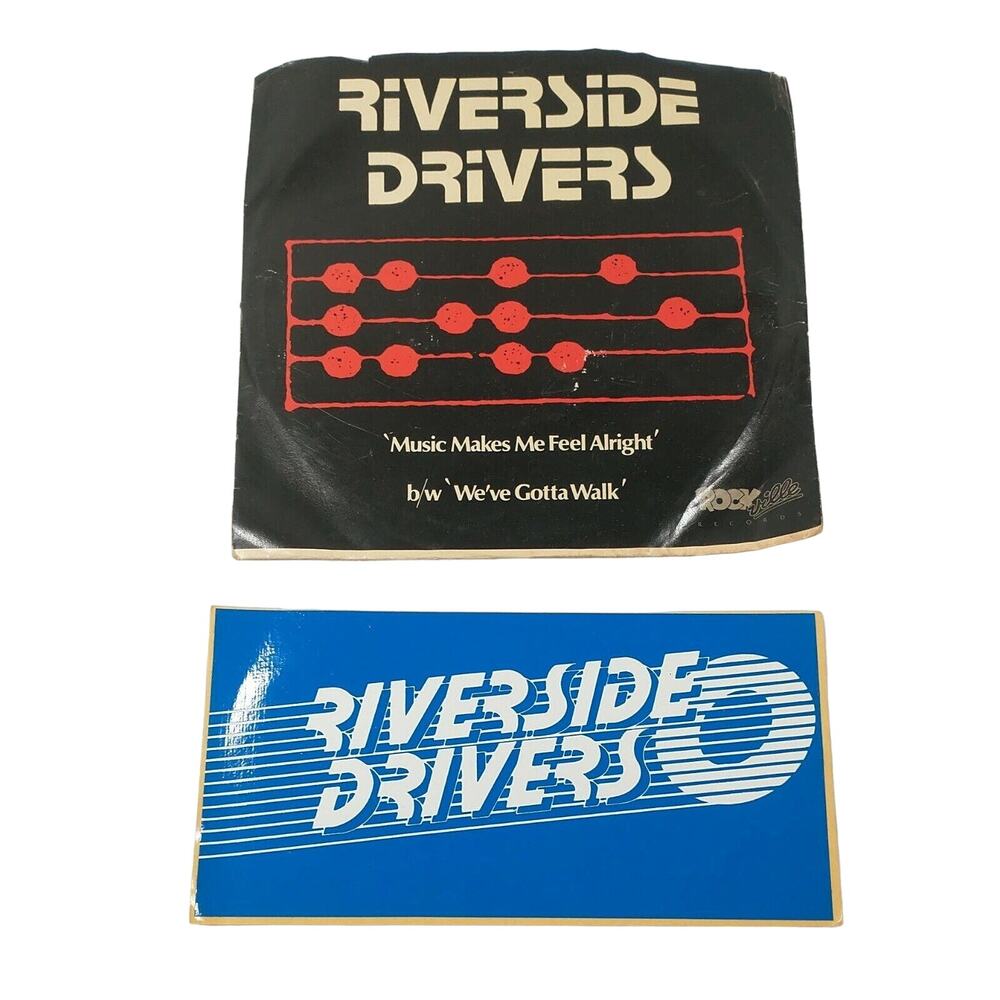 Riverside Drivers Music Makes Me Feel Alright & We've Gotta Walk 45 rpm Vinyl